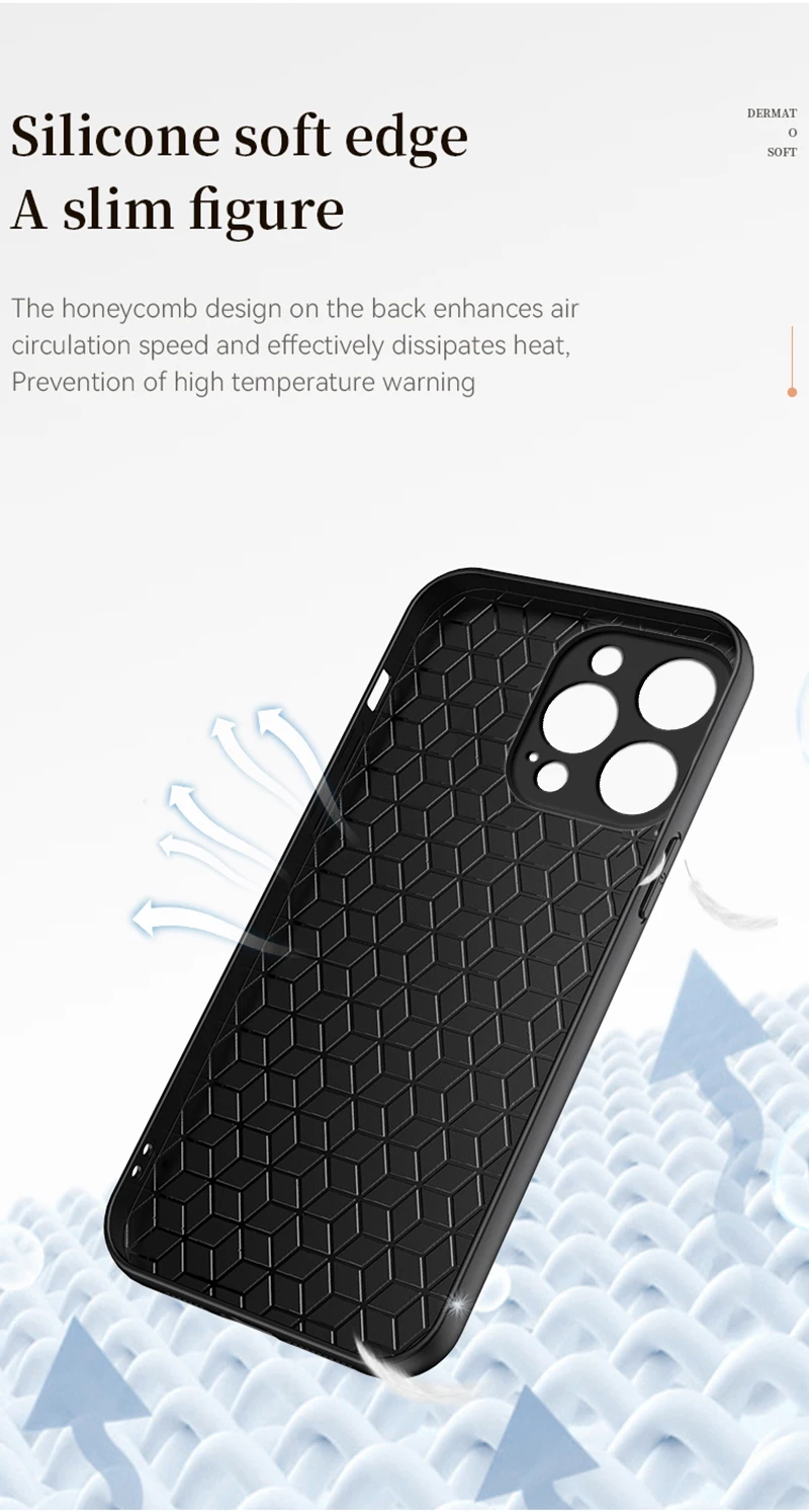 Luxuriöse Schaffell-Leder-Handyhülle für iPhone 17, 16, 15, 14, 13, 12, 11, Pro Max Plus XS mit Kameraobjektivschutz, matte Rückseite – Detail 8