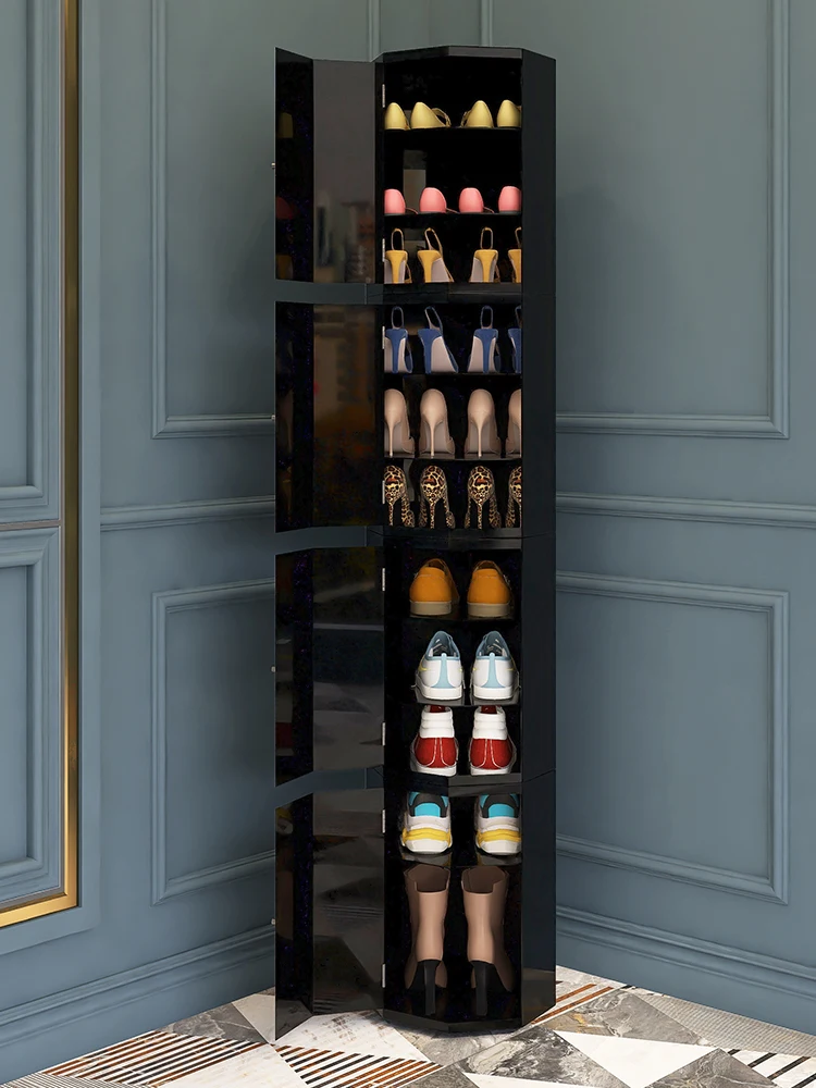 Simple and modern living room shoe cabinet, ultra-thin and large capacity flip door, hall storage cabinet