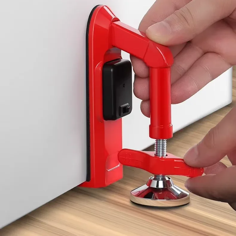 Classic Hot Sale Red All-in-One Portable Burglar Lock for Hotel, Home, and Travel Security Blockers