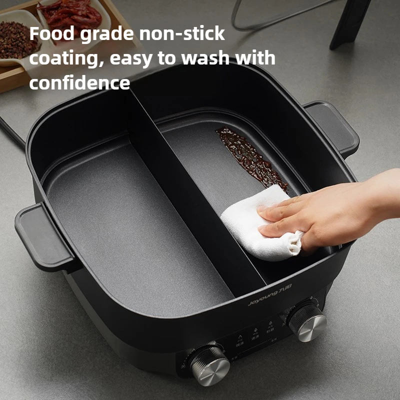 6л домашняя электрическая кастрюля, мультиварка, горячая кастрюля с 2 вкусами, антипригарная бытовая техника, пищевая плита 220 В