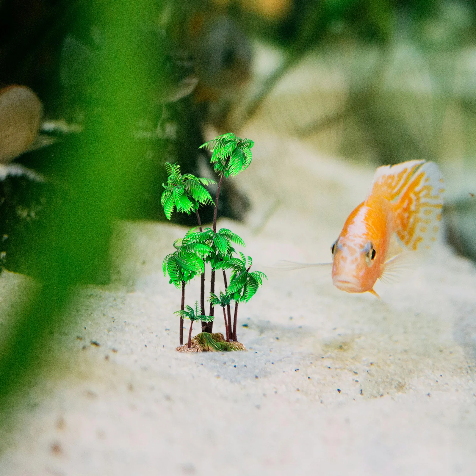 

Artificial Coconut Tree Plastic Simulation Plant For Aquarium Fish Tank Decor Micro Landscape Diy Scenery Layout Models