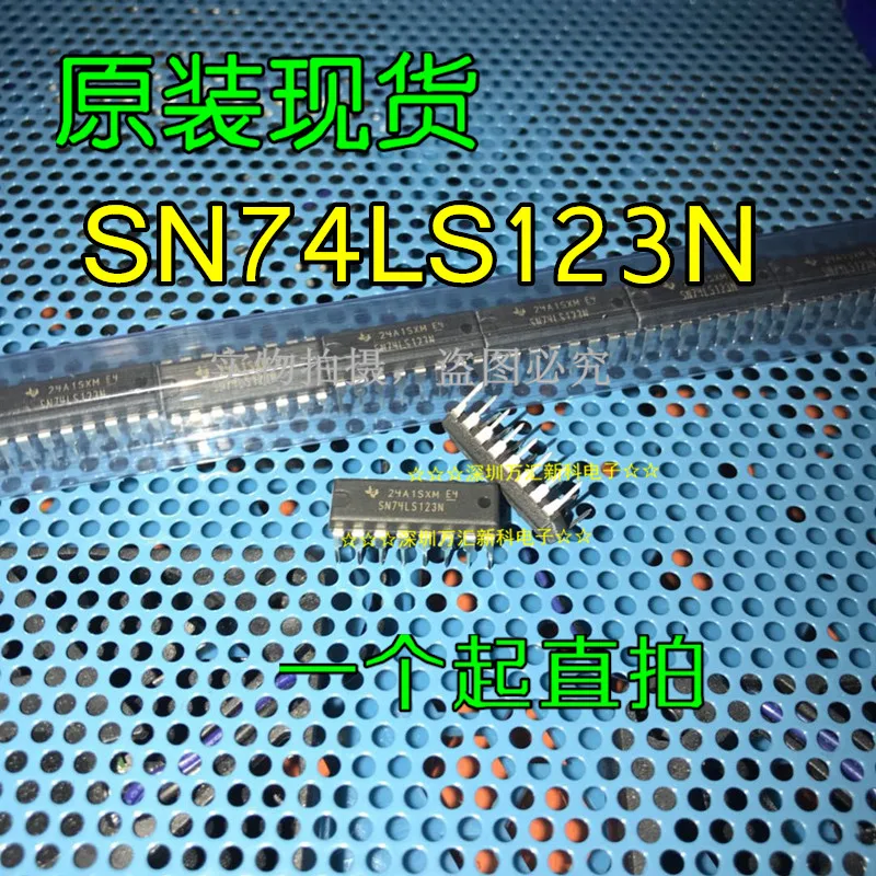 

10pcs orginal new SN74LS123N 74LS123N LS123 DIP-16 Logic Chip Oscillator