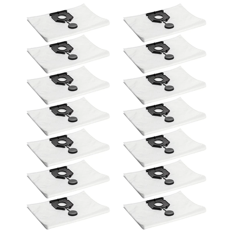 

Caci 14PCS Replacement Parts For Karcher 2.889-154.0 NT30/130L Dust Collection Bags Vacuum Cleaner Trash Bag Accessories