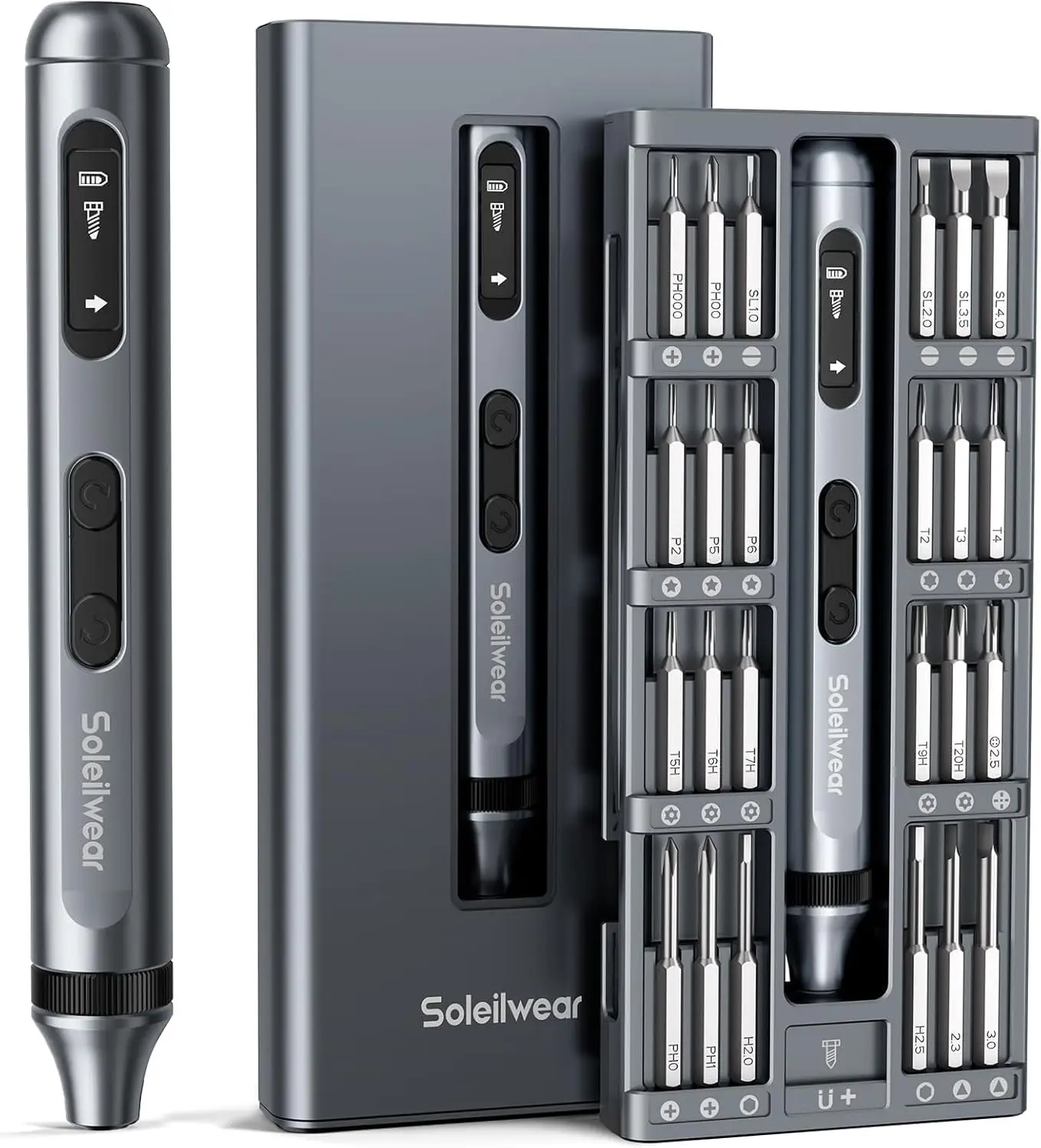 

52-in-1 Mini Electric Screwdriver Set with Magnetic Bits, USB-C Charging for Electronics Repair