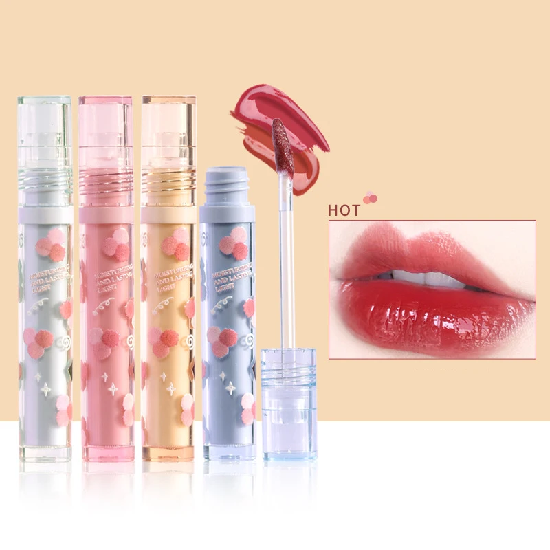 Spiegel Lip Glazuur Yingrun Lock Kleur Water Gloss Lip Glazuur Glas Lipgloss Lippenstift Karamel Rood Kastanjebruin Lip Glazuur