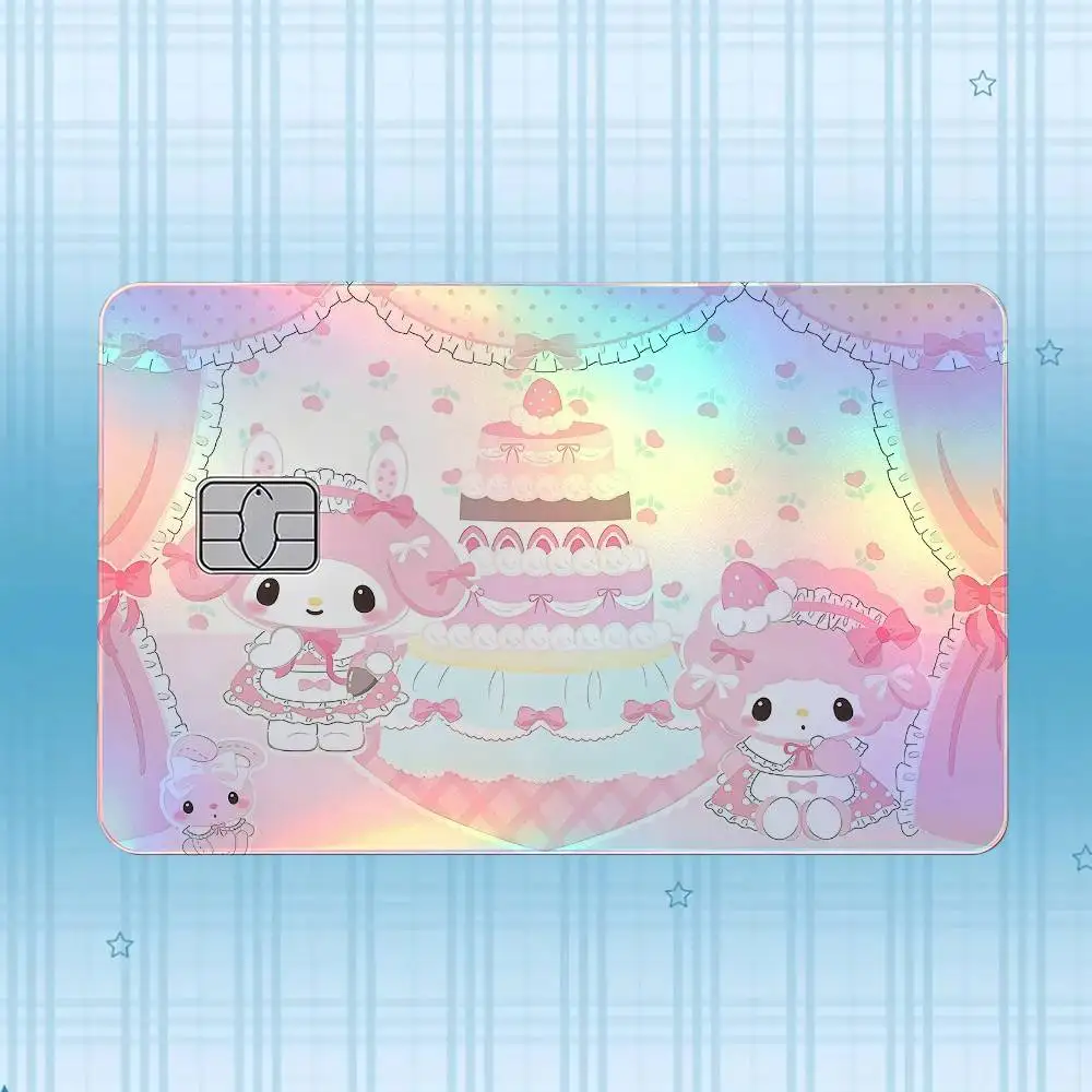 My M-Melody Laser-Holografischer Karten-Skin-Aufkleber für Kredit- und Debitkarten – 4 Stück/Set, wasserfester, kratzfester Schutz – Detail 5