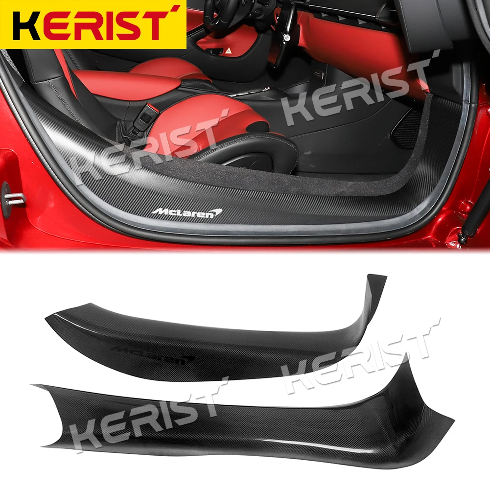 Dry Carbon Fiber Door Sills Step Covers Spoiler For McLaren Artura 2021-2025