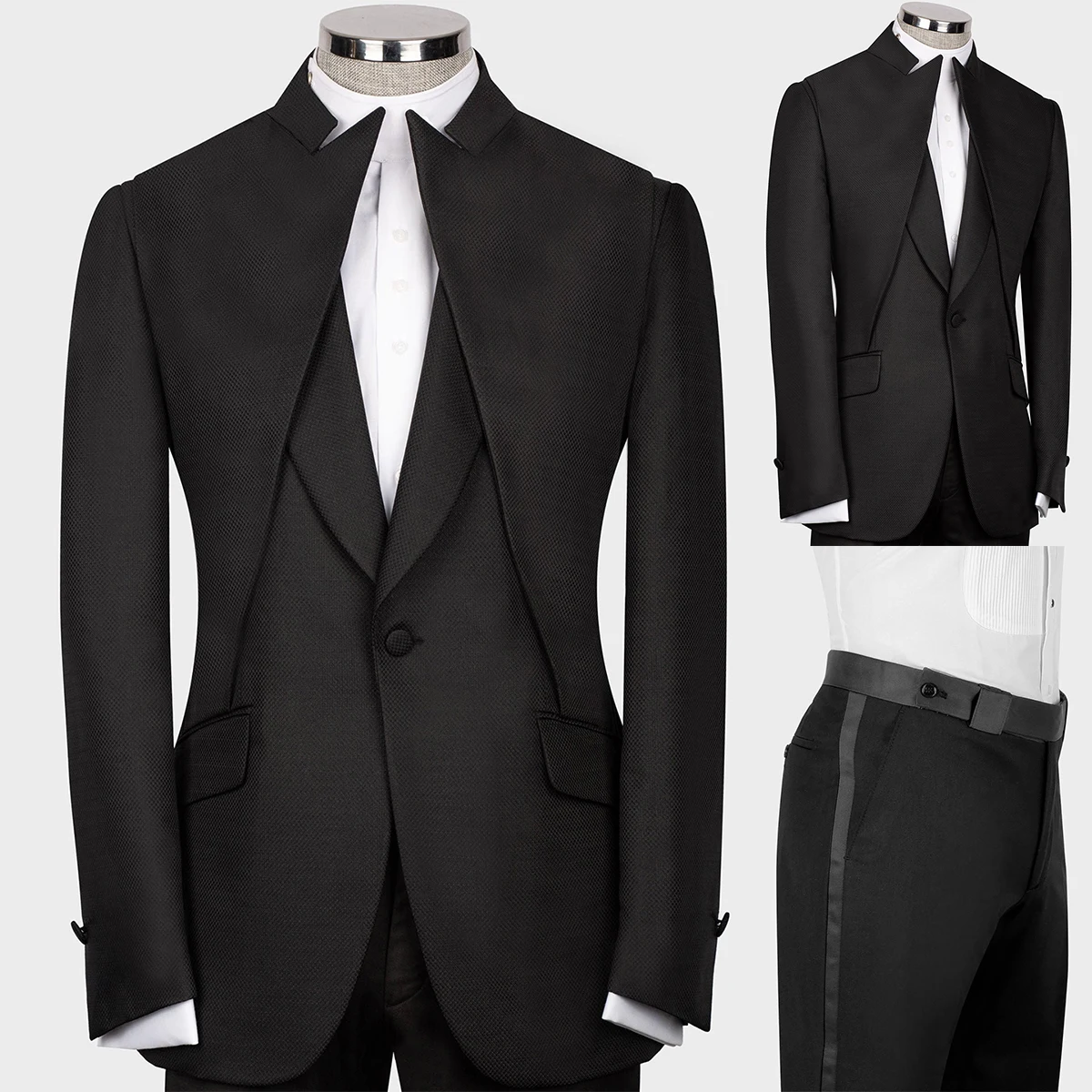 Ternos de casamento slim fit masculinos, jaqueta com calça, feitos sob medida, roupas para o noivo, smoking, baile de formatura, moda, novo design, 2 peças