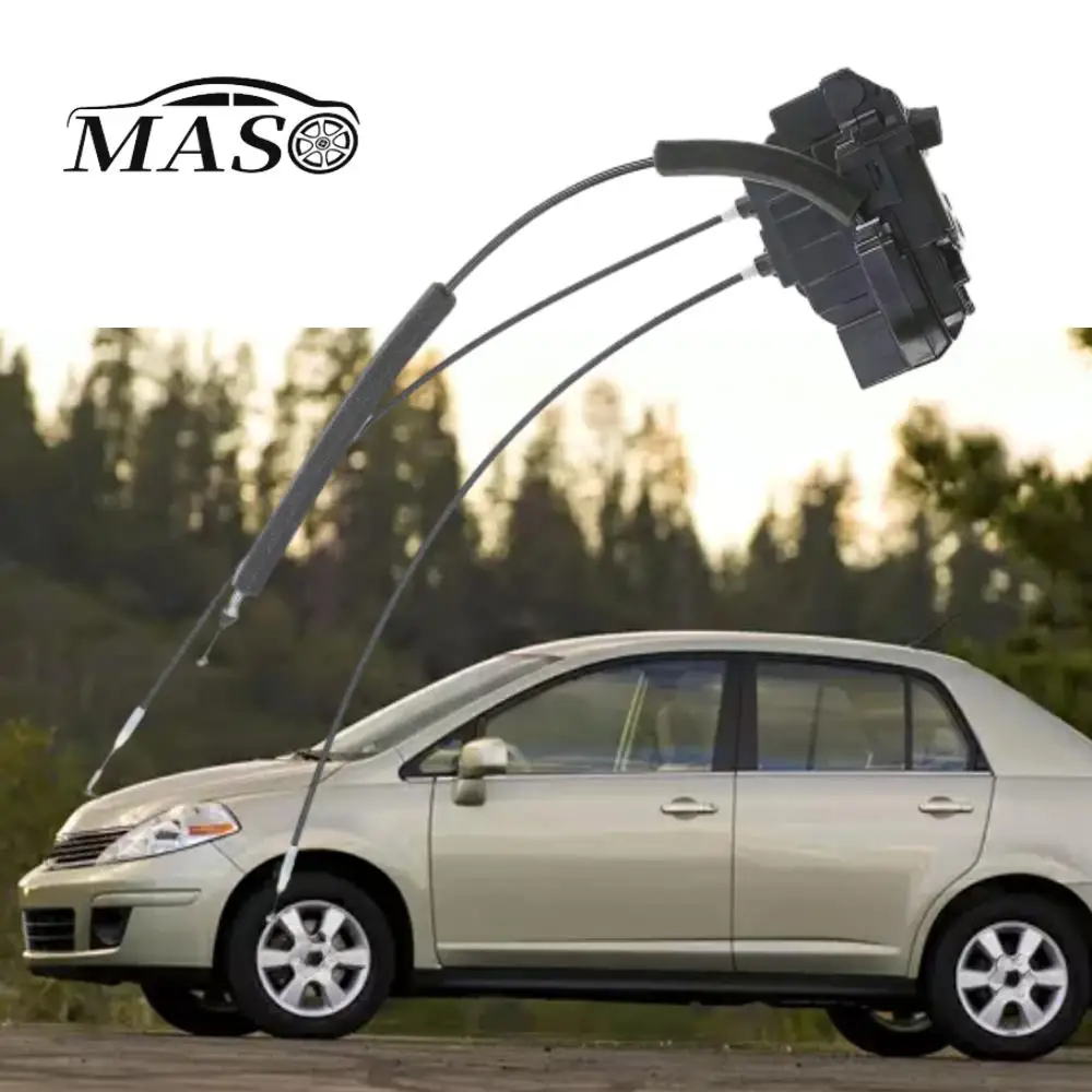 Actuador de cerradura de puerta con cables delantero trasero izquierdo derecho para Nissan Versa Sedan 2007 2008 2009 2010 80501-EL000 82501-EL00A