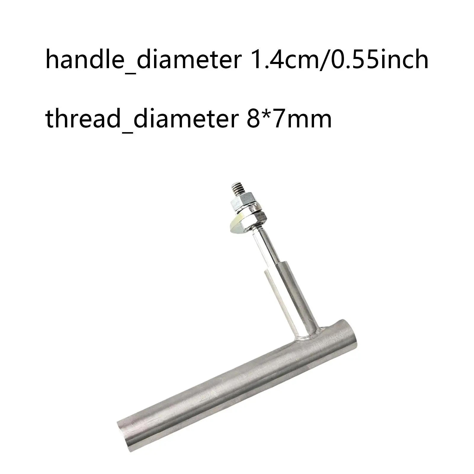 Sturdy Fireplace Door Handle Replacement Comfortable Grip Metal Hardware for Firewood Fireplace Accessories