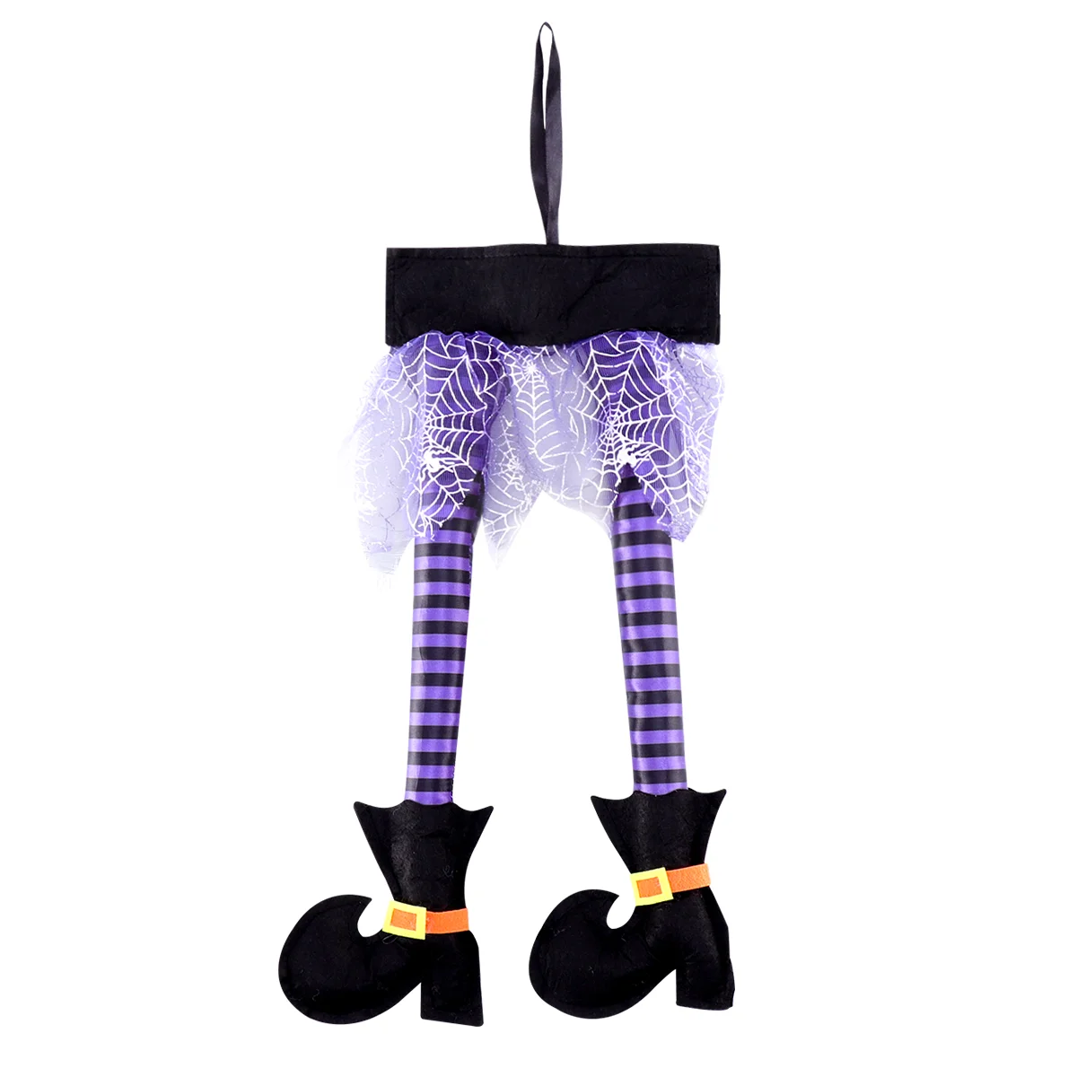 

Halloween Witch Legs Ornament Decorations Decorate Party Supplies Plush Toy Purple