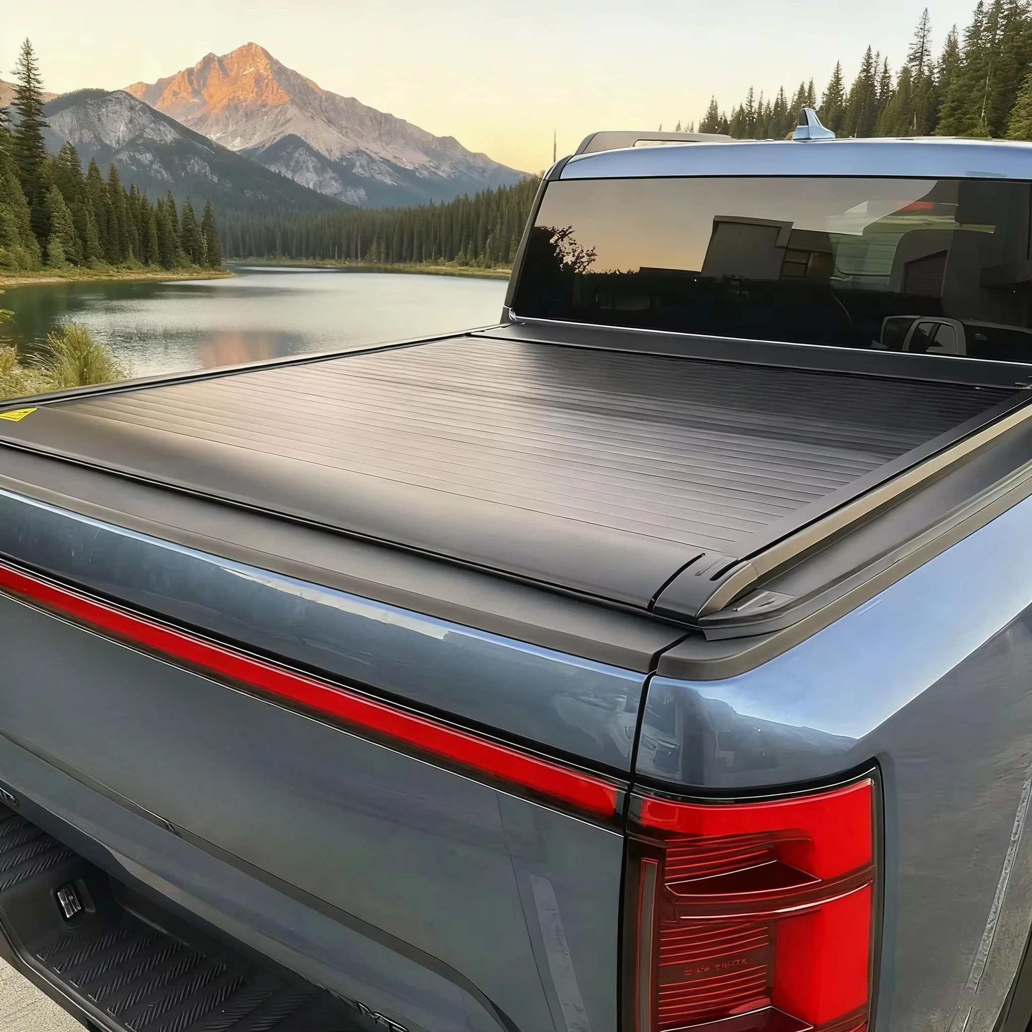 Premium Electric Aluminum Retractable Tonneau Cover for BYD Shark 6 Pickup Outdoor Protection Rolling Bed Lid