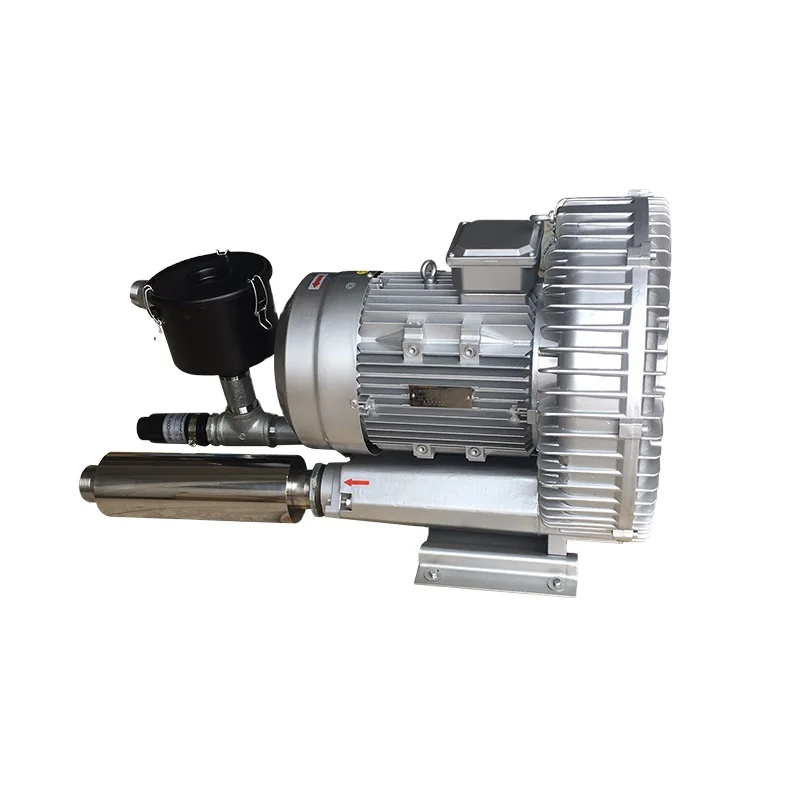 Air Cooled Vacuum Pump Industrial Assembly for CNC Router Processing Scenarios