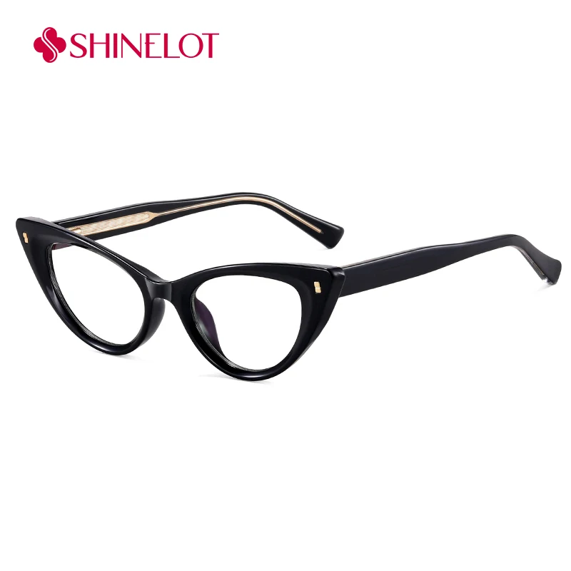 

97719 Fashionable Women Cet Eye Frame Glasses Bluelight Blocking Eyeglasses Spectacles Radiation Protection Eyewear