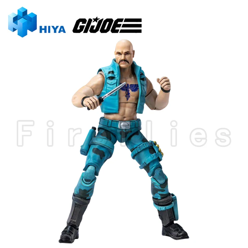 [Pré-encomenda] 1/18 HIYA 4 polegadas Figura de ação Mini série requintada G.I.Joe Gung-Ho versão marinha brinquedo modelo de anime