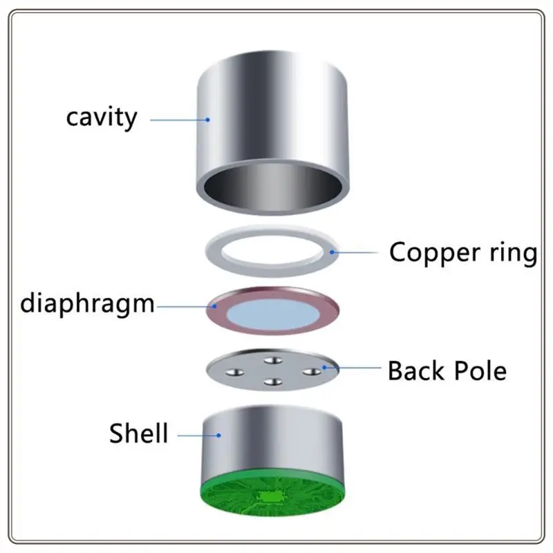 لاقط مسافة طويلة موثوقة، لاقط ميكروفون، استجابة واسعة التردد، لاقط ميكروفون، حساسية عالية، مسافة لاقط طويلة، لاقط ميكروفون Wid