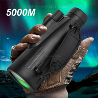 5000M Powerful Monocular 12x50 Night View Monocular Long Reach Portable Telescope High Magnification Professional