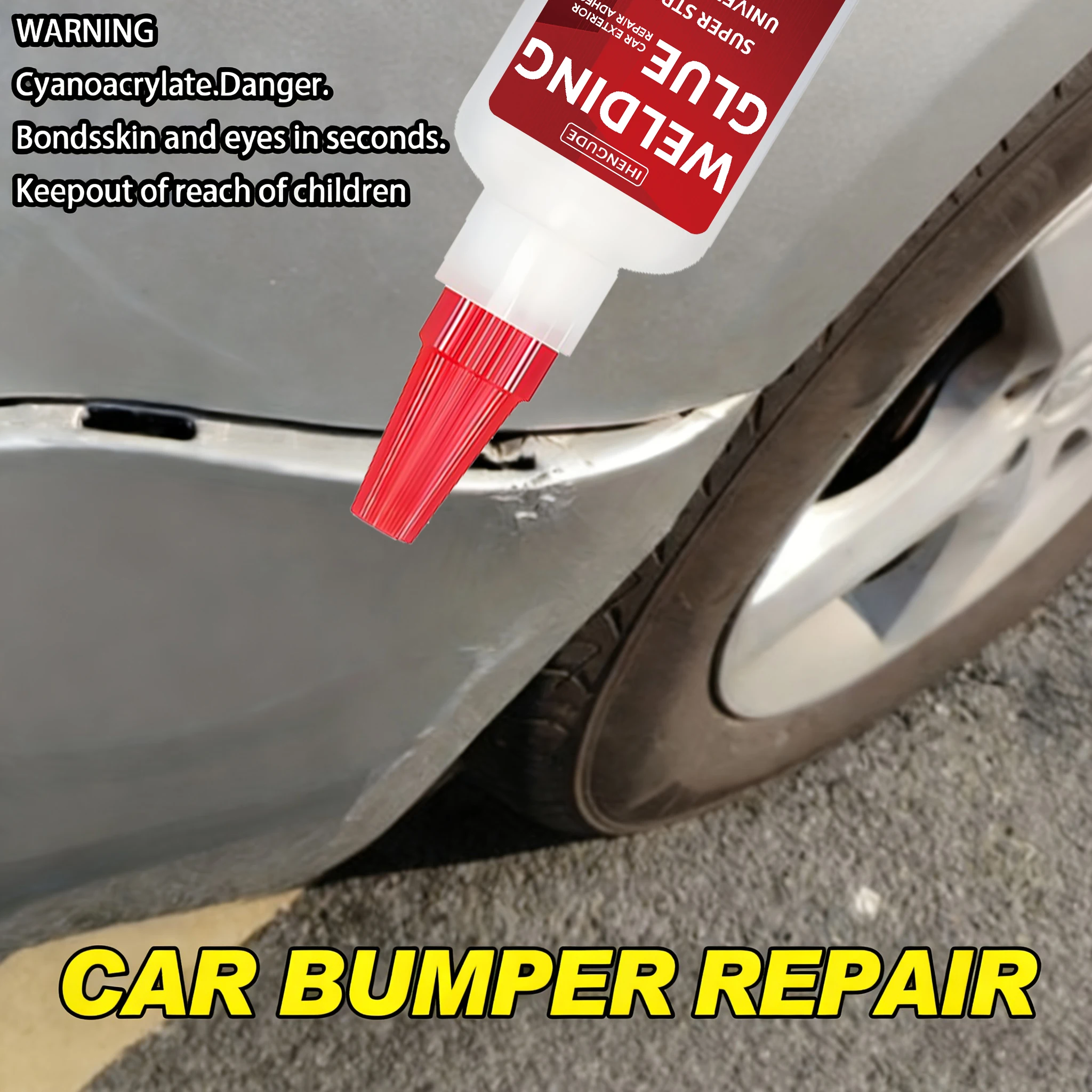 Low-Temperature Compatible Refrigerator Repair Adhesive, Suitable for Internal Parts and Shell Components of Refrigerators, Easy to Use, Mild Adhesive, Ideal for Daily Maintenance of Household Appliances