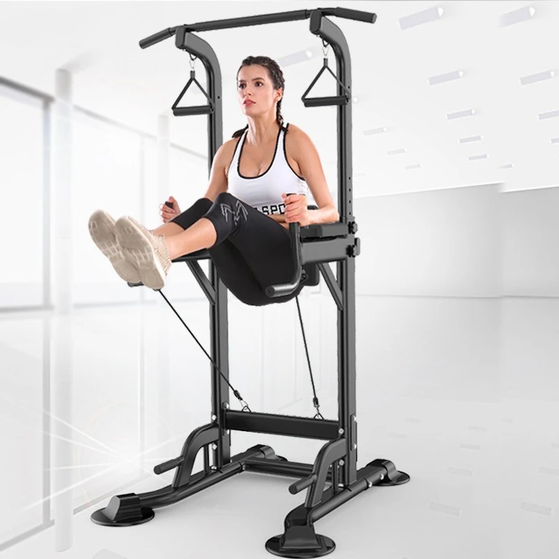 Multifunctional Home Single Parallel Bar Stand Indoor Pull‑Up Frame for Adult Upper‑Body Strength Lifting Training Gear