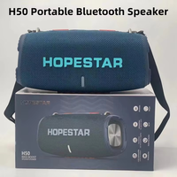 HOPESTAR H50 50W High Power Boombox Speakers Portable Bluetooth Super Subwoofer Mp3 Player Powerful Column Soundbox Audio Center