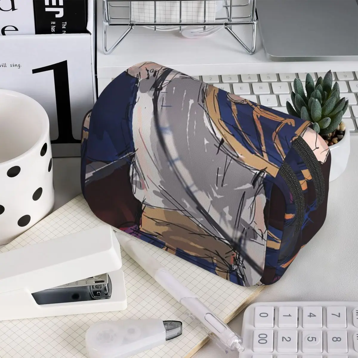 

Пенал для карандашей Anime HXH Hunter X Hunter Kurapika для мальчиков и девочек, школьный пенал, сумка для канцелярских принадлежностей, держатель для ручек