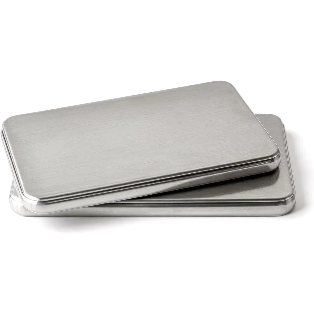 Reusable Stainless Steel Ice Packs (Ice Plates) | Quick Freeze, 48H Long-Lasting Cooling for Coolers, Camping,Picnic Baskets