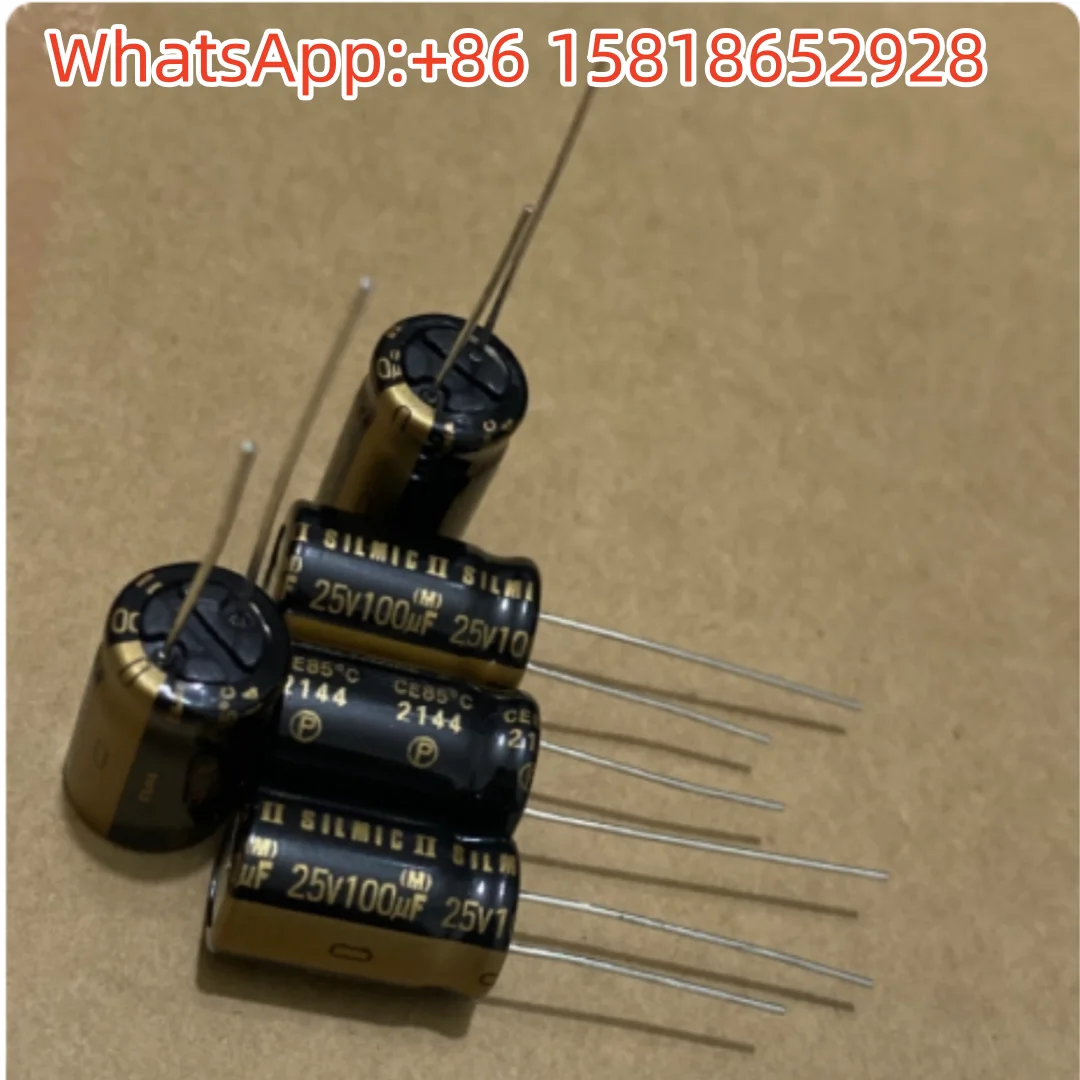 

5 шт. 100 мкФ 25 В японский аудиоконденсатор Elna 25 В 100 мкФ 10*16 силиконовых медных контактов