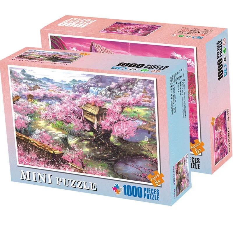 Puzzles für Erwachsene, 1000 Teile, Mini-Holzpuzzles, pädagogisches, intellektuelles, dekomprimierendes Spielzeug, Kinderspiele, Puzzle, Geschenk