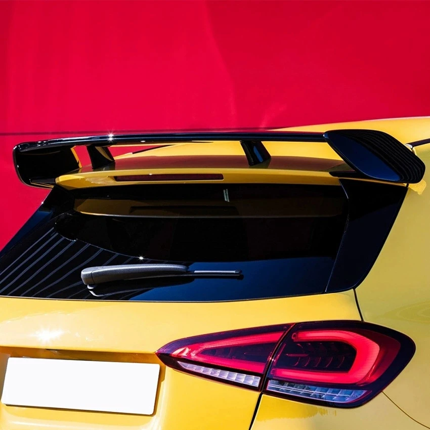 For Mercedes Benz A Class W177 Tail Wings Fixed Wind Spoiler A180 A200 A220 A250 A260 A35 A45 AMG 2019-2022 Tail Fin Accessories