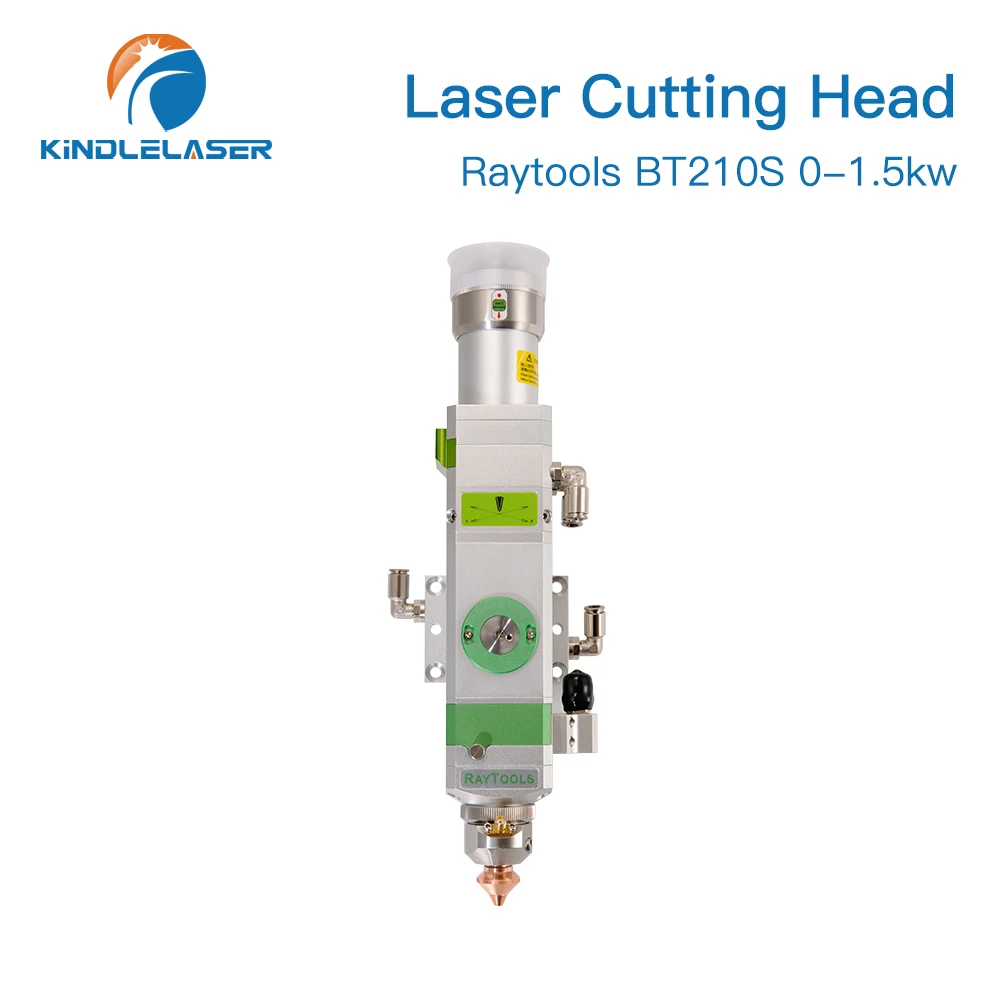 Kindlelaser Raytools BT210S 0-1.5kW Fiber Laser Cutting Head Manual Focus for Raycus IPG Fiber Laser Cutting Machine BT210