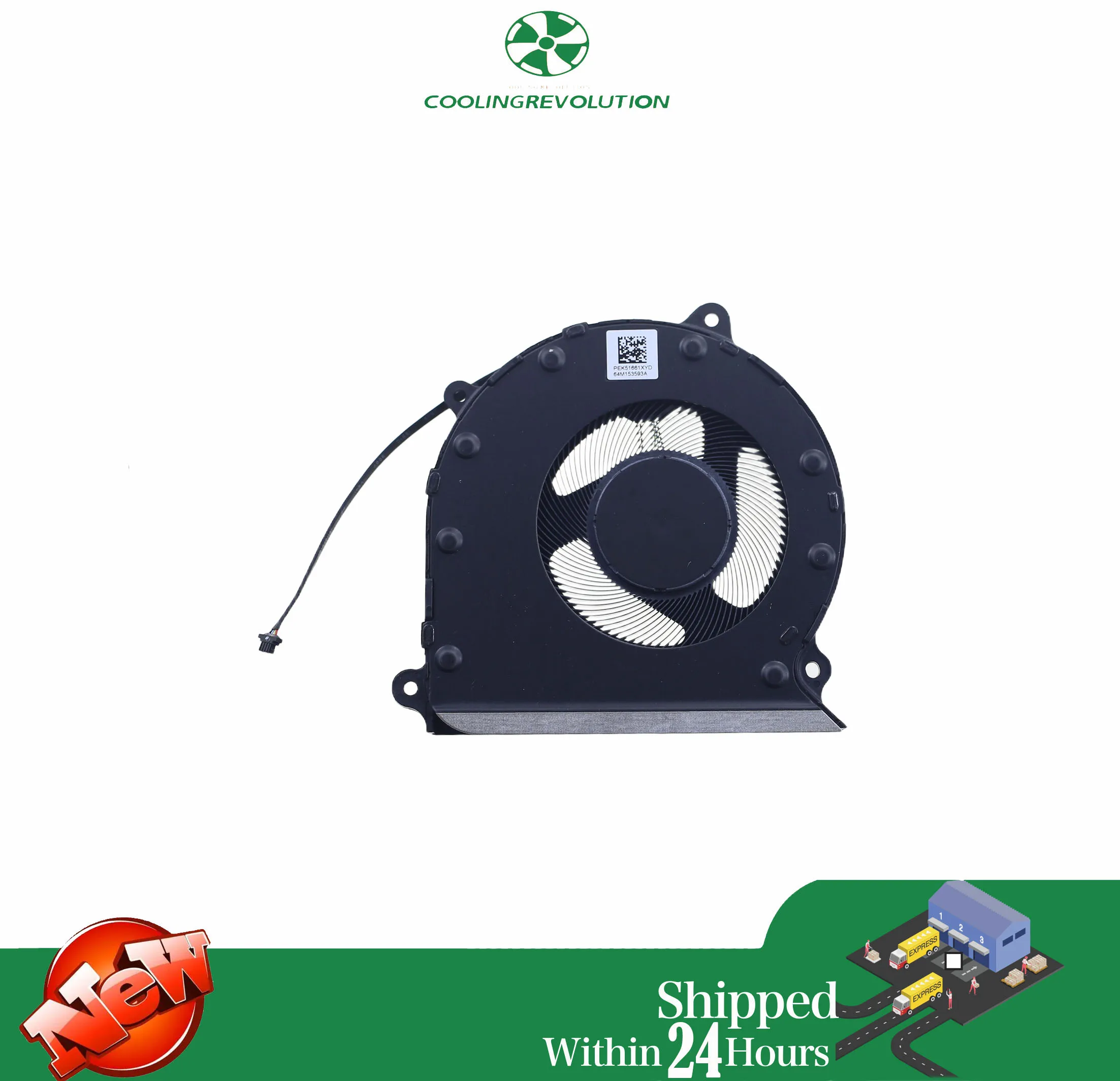 Laptop CPU Cooling Fan for HUAWEI MATEBOOK D16 MCLG-16 MCLF-16 B75D6HA23A6 B7807ASHNF2301TN DV5V 4-Pin