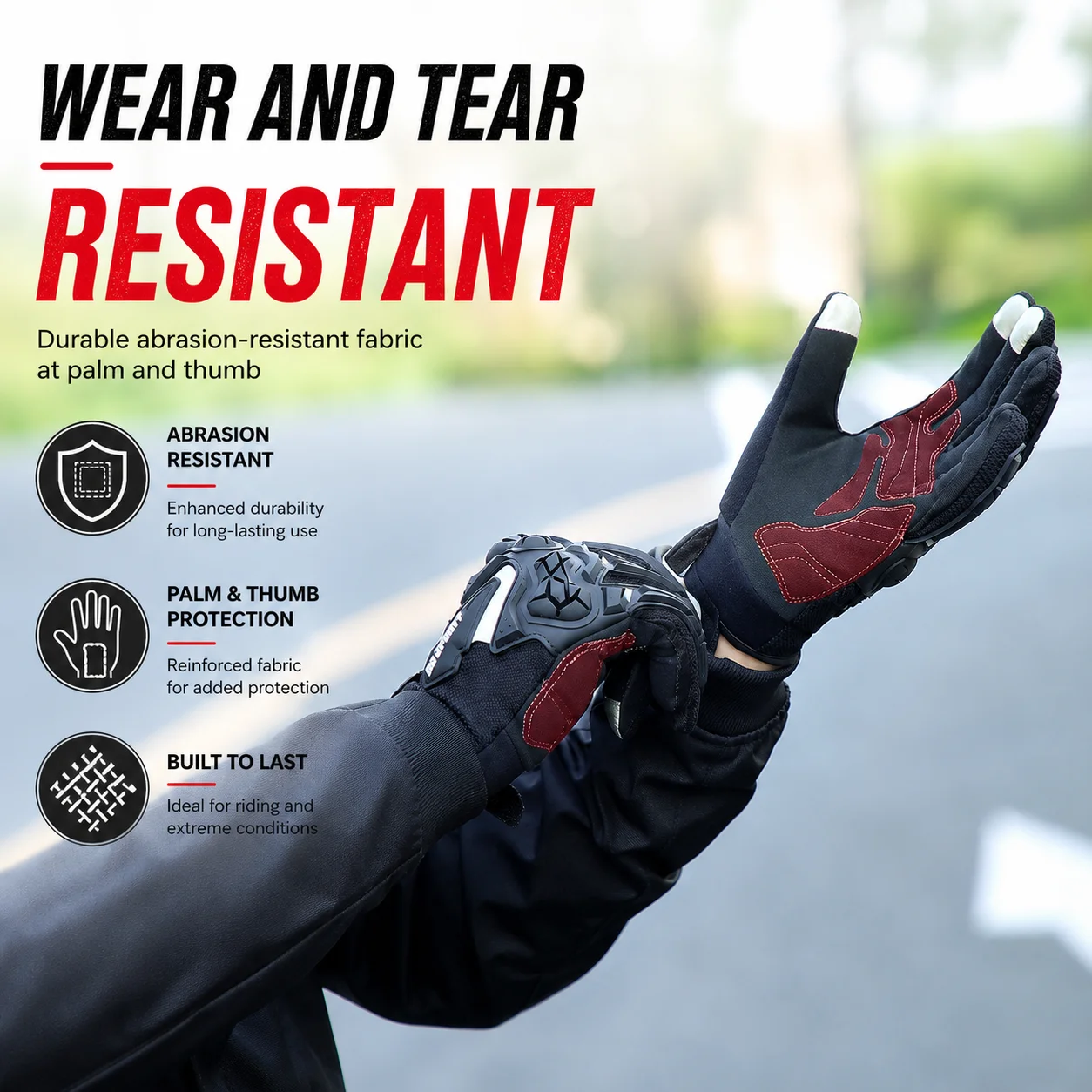 

Motorcycle Riding Gloves Full Finger Mesh Breathable Hard Shell Anti Fall Men Women Motorbike Spring Summer Protective Gear