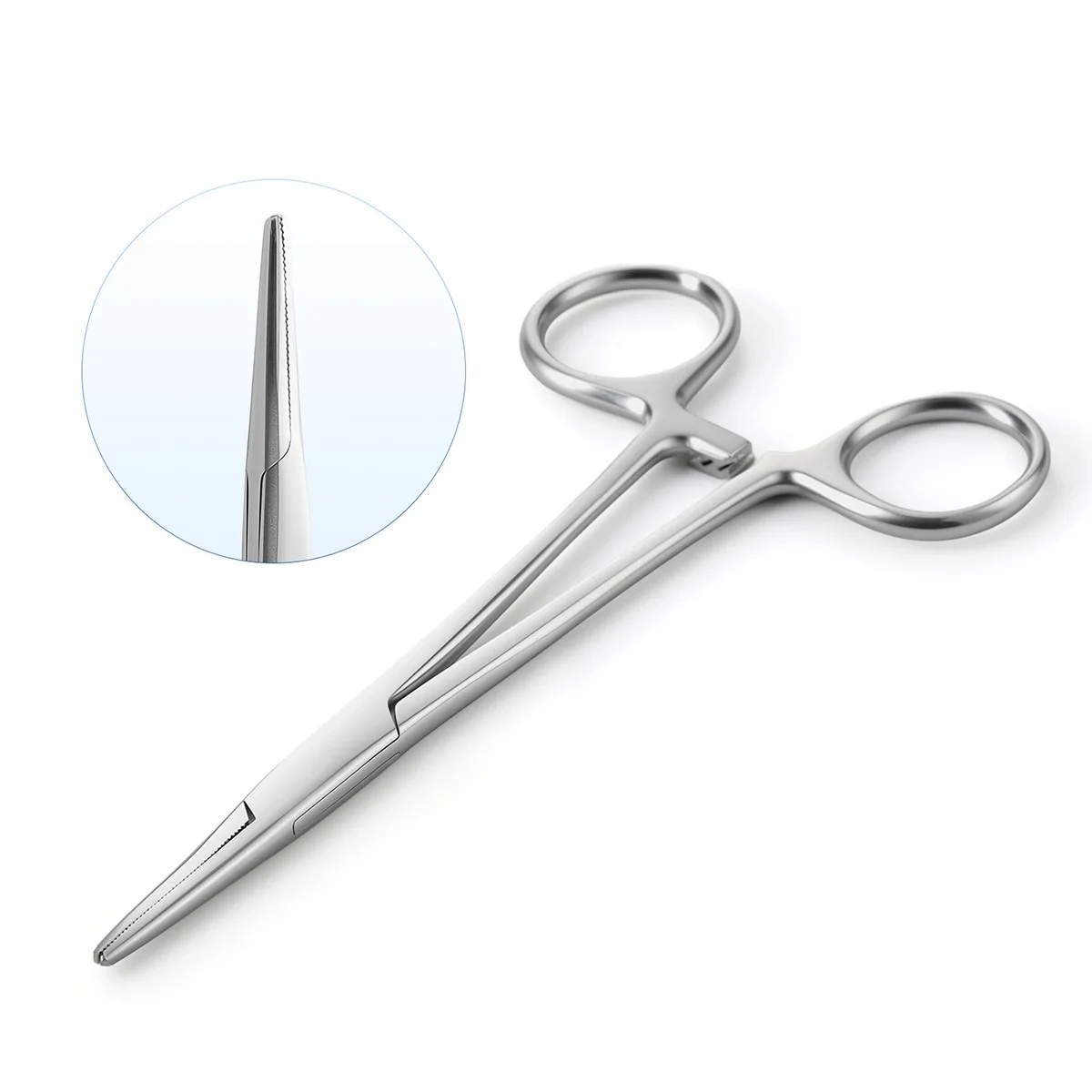 1 قطعة الفولاذ المقاوم للصدأ ملقط مرقئ الطبية مقص جراحي للأسنان 12.5/14/16/18 سنتيمتر طرف مستقيم/منحني