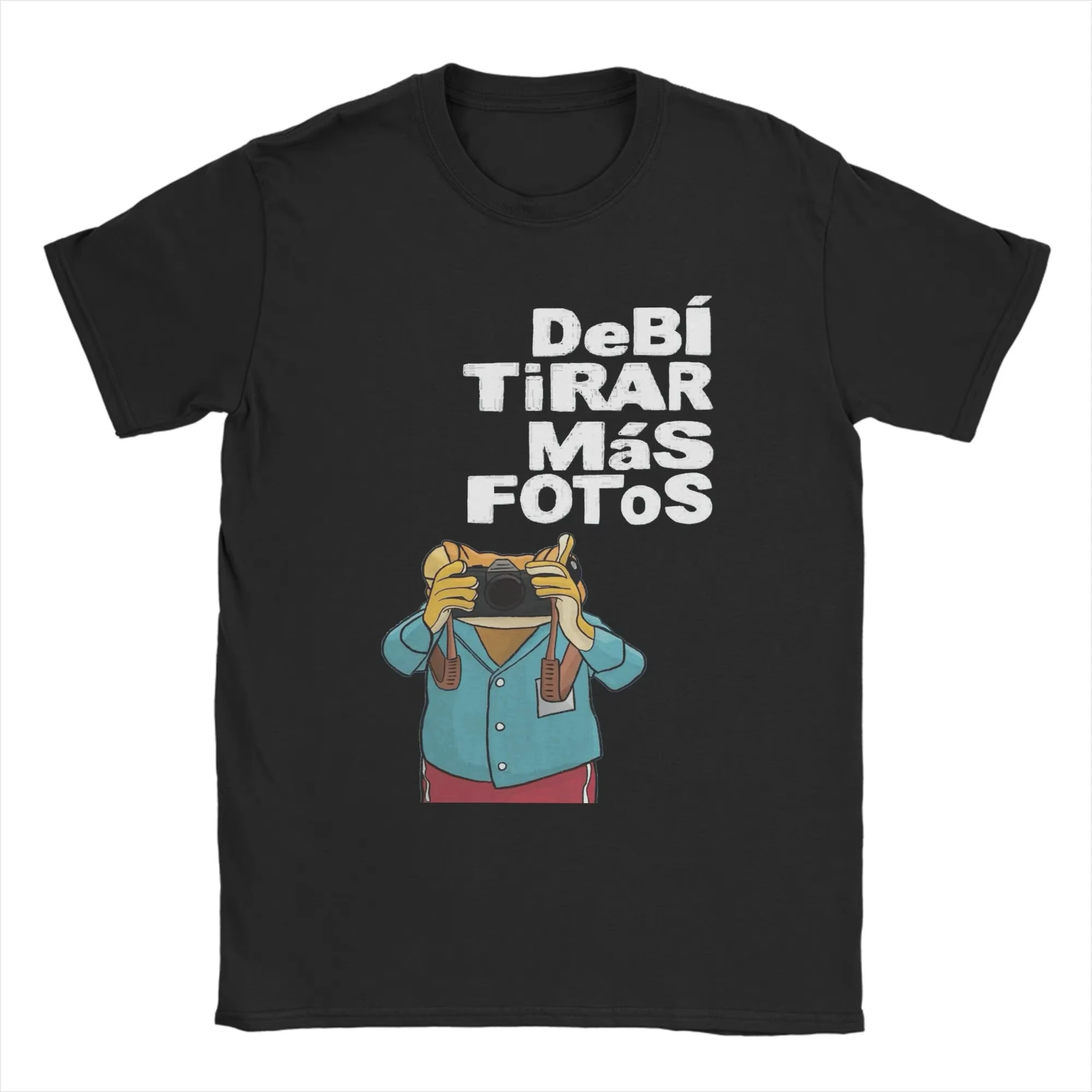 

Летняя одежда Debi Tirar Mas Fotos Мужская футболка с забавным принтом и коротким рукавом с круглым вырезом Высококачественная хлопковая свободная мужская одежда Футболки