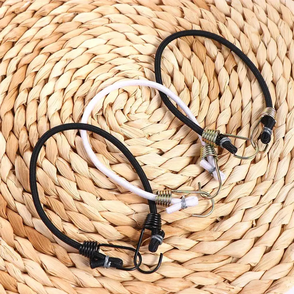 

10 шт., фиксированная веревка, растягивающаяся галстук, уличные аксессуары, эластичная веревка, веревка, крючки для веревки, ремни для багажа, веревка, банджи-шнур