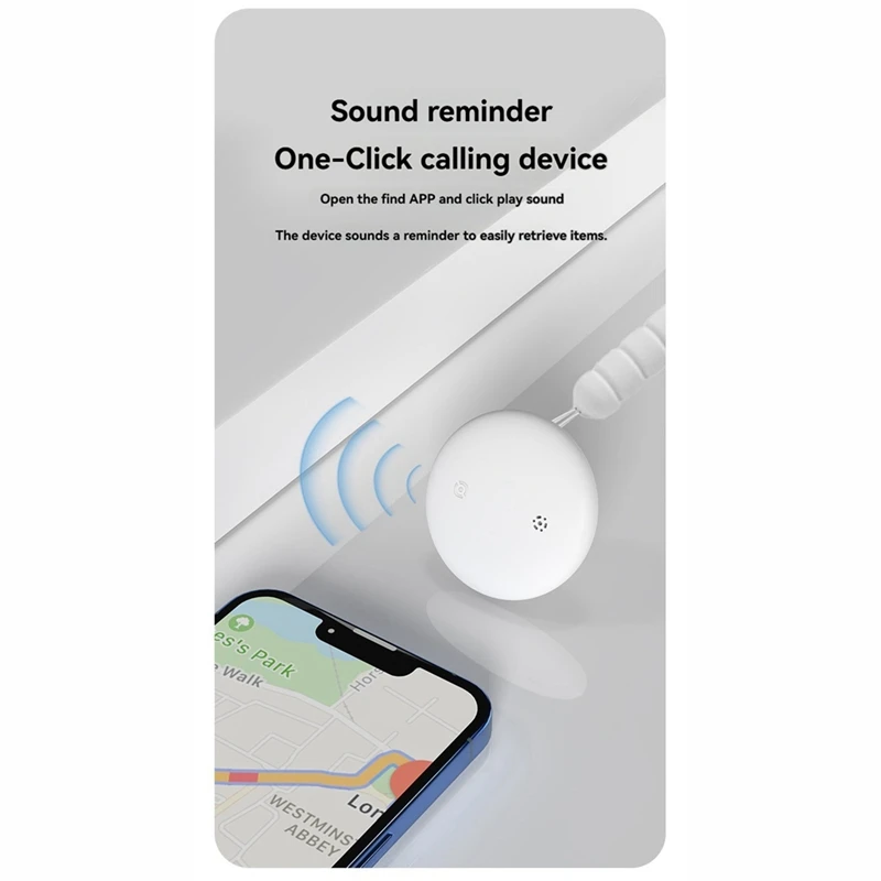 Hot-4 PCS GPS Tracker Key Finder Bluetooth Smart Tag Mini GPS Tracker Pet Key Bag Finder Airtag For IOS