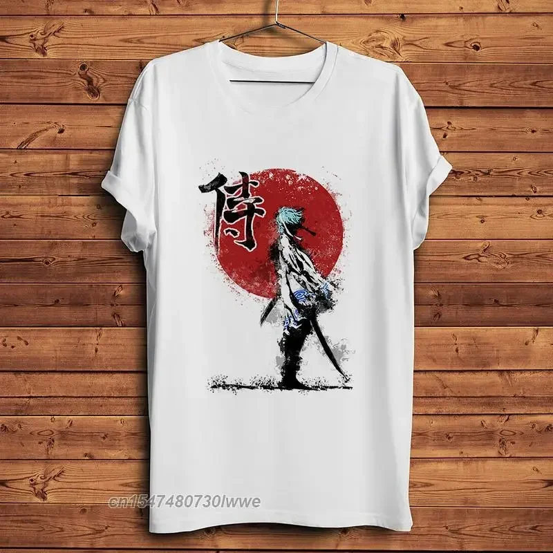 Samurai Descendant Sakata Gintoki Gintama Funny Anime T-Shirt New Short T Shirt Men Casual Tshirt Unisex Manga Streetwear