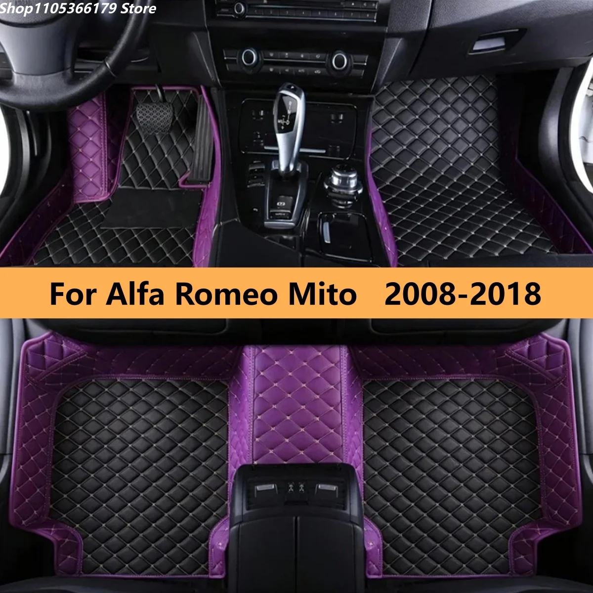 

Custom Car Floor Mat Fit For Alfa Romeo Mito 2008 2009 2010 2011 2012 2013 2014 2015 2016 2017 2018 auto accessories Car Carpet