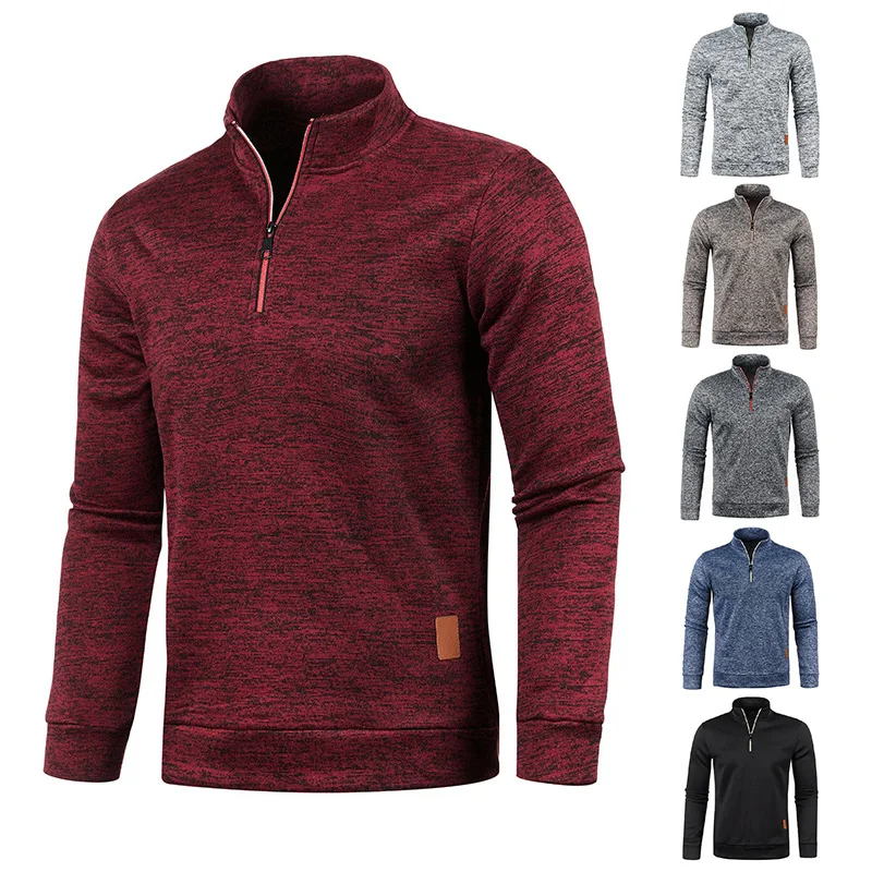 Winter Long Sleeve Zipper Sport Shirt Men Fitness Gym Shirts Men\'s Thermal Running t Shirt Pullover Men Gym Clothing Sportswear