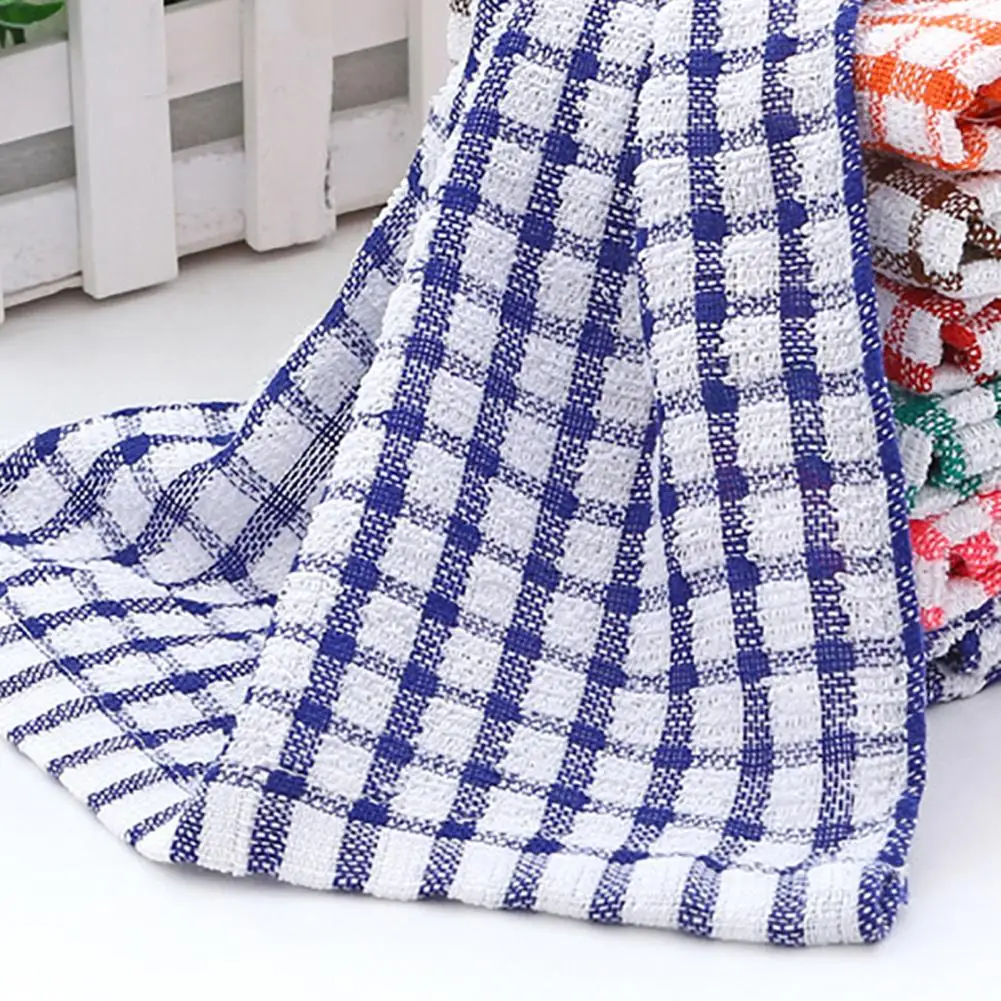 High Water Absorbency Towels Kitchen Towels 6 Pcs Cotton Towels Set Highly Absorbent Non-scratch Dishcloths for Home Restaurant