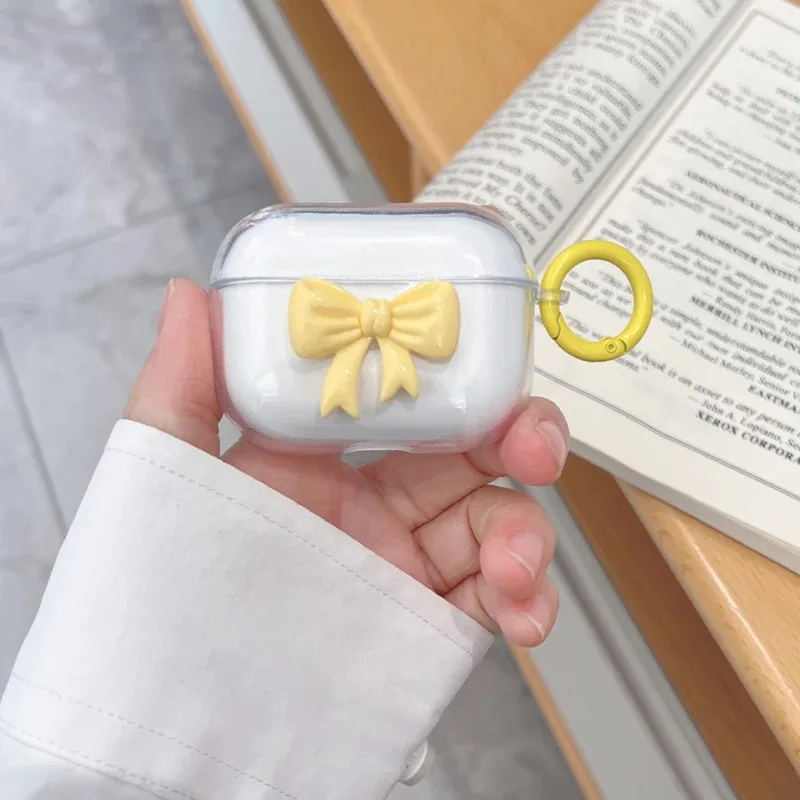 أزياء بسيطة لأجهزة Apple لأجهزة airpod غطاء للأذنين لاسلكي مضاد للخدش لأجهزة airPods Pro حافظة واقية لسماعات iPhone 3D ins