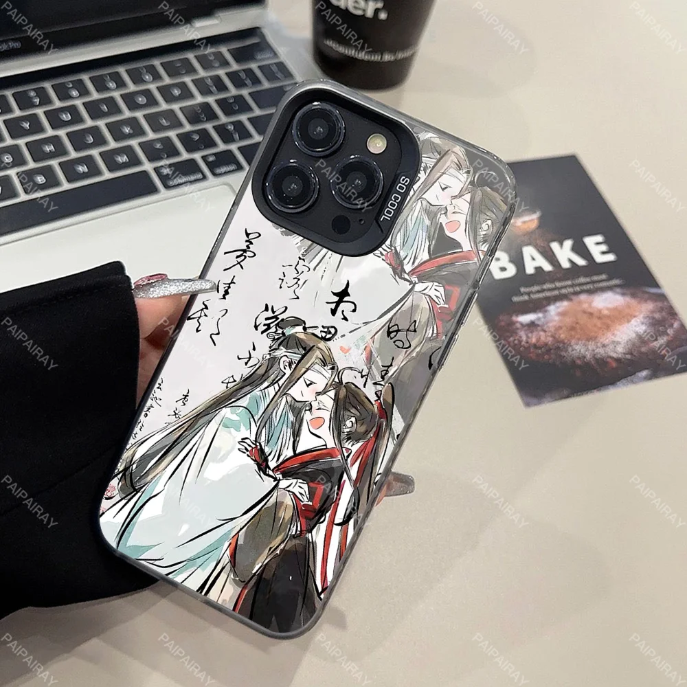 أنيمي مو داو زو شي لسامسونج غالاكسي S20 23 24 25 30 32 34 35 FE زائد الترا جراب هاتف شل حماية الغطاء الخلفي IMD