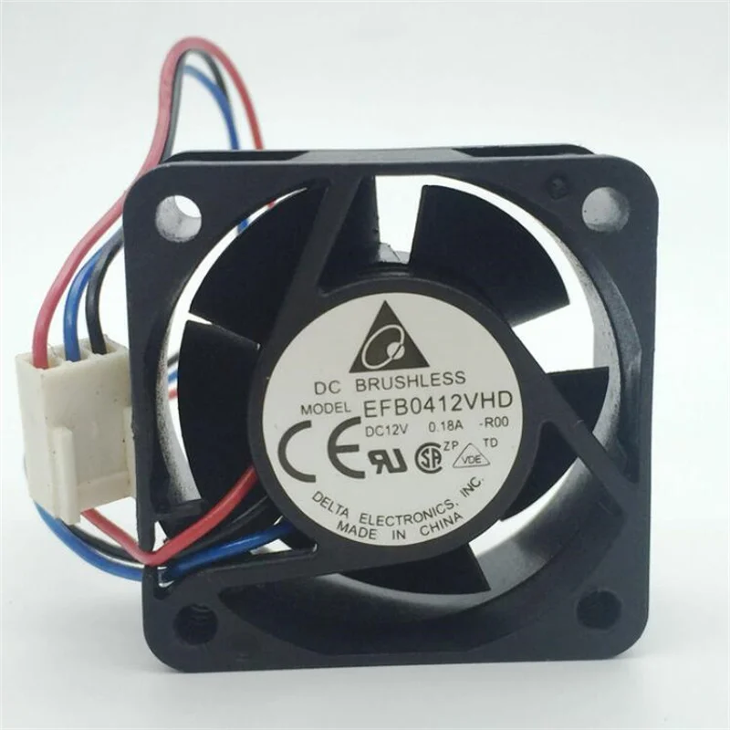 Original Delta cooling fan 4020 EFB0412VHD DC12V0.18A 40 * 40 * 20m4cm