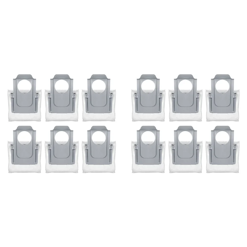 

WORTHOWN-12PCS Dust Bag For Roborock Q Revo Maxv / Roborock P10 Pro Robot Vacuum Cleaner Replacement Parts Dust Garbage Bag