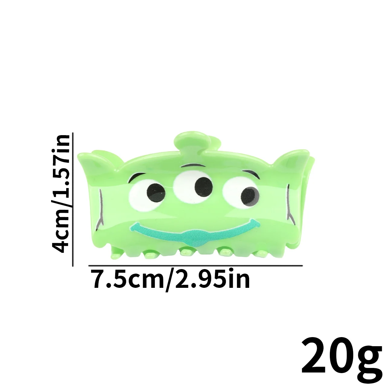 مشبك مخلب شعر تم تصميمه بعد شخصية "الجانب" من فيلم الرسوم المتحركة ديزني · بيكسار "قصة اللعبة"