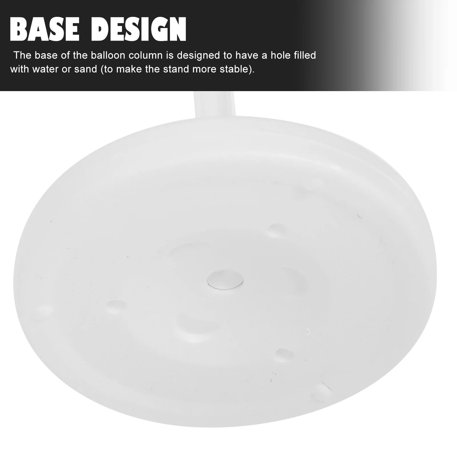 

1 set Balloon Stand Set Clear Plastic Column Holder Party Decor Support Birthday Wedding Display Bracket Balloon Rack With Base