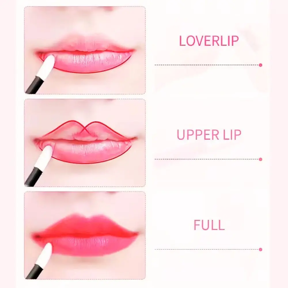 일회용 립 브러쉬 위생적인 립스틱 글로스 어플리케이터 완드 전문 메이크업 도구 화장품 브러쉬 뷰티 액세서리