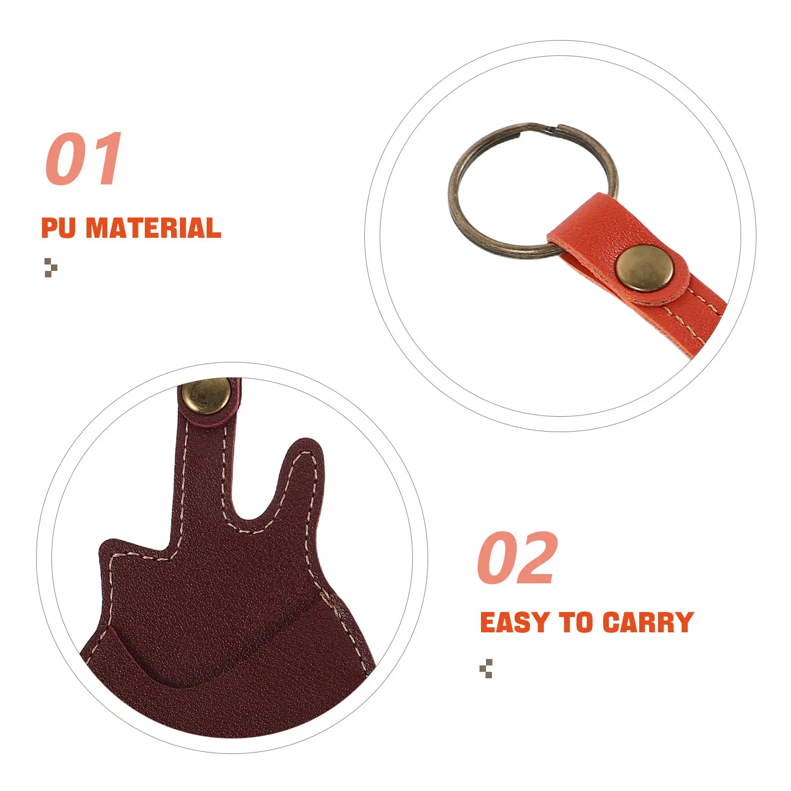 3Pcs Guitar Pick Wallet Style Holder Plectrum Organizer Keychain for Guitarists Picks Keys Access Cards Lightweight Scratch