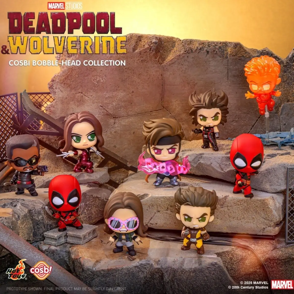 

Original Marvel Deadpool & Wolverine Cosbi Blind Box Mini Figure Comics Collectible Figurine Movie Chibi Toys Kid Birthday Gifts