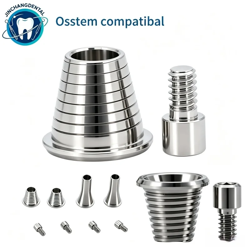 OSSTEM Hiossen Multi Unit MUA Ti-Base CAD/CAM Grade 5 Titanium Abutment High Precision Implant OEM for Dentistry Clinics Labs
